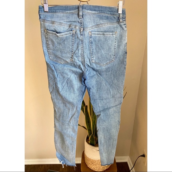Free People Button Front Closure High Waisted Jeans - Picture 7 of 8